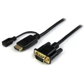   StarTech HDMI -> VGA M/M aktív video kábel 1.8m fekete USB powered