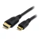 StarTech HDMI Ethernet -> HDMI mini C M/M video jelkábel 1m fekete