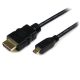 StarTech HDMI Ethernet -> HDMI micro D M/M video jelkábel 1m fekete