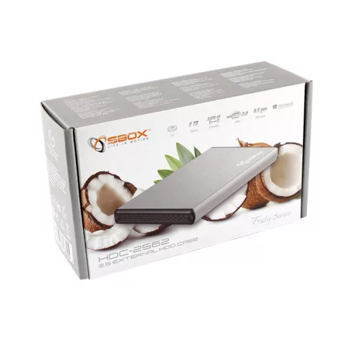 SBOX HDD, HDD CASE, White