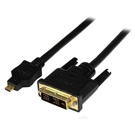 StarTech HDMI micro D -> DVI-D M/M video jelkábel 1m fekete