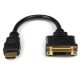 StarTech HDMI -> DVI-D M/F adapter 0.2m fekete