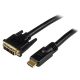 StarTech HDMI -> DVI-D M/M video jelkábel 1m fekete