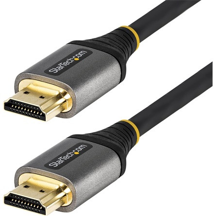 StarTech HDMI 2.1 -> HDMI 2.1 M/M video kábel 1m fekete 48Gbps, HDR10+ eARC