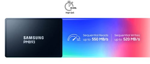 Supermicro szerver SSD Samsung PM893 480GB SATA 6Gb/s V6 2.5" 7mm 1DWPD 5YR SED