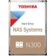 Toshiba Belső HDD 3.5" - N300 High-Reliability 6TB (Retail; NAS, RAID-, Multimédiás kiszolgálótárhely; 512MB / 7200RPM)
