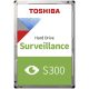 TOSHIBA HDD Video Surveillance Toshiba S300 (3.5'' 2TB, 5400RPM, 128MB, SATA 6Gb/s), bulk