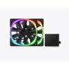 NZXT FAN NZXT Aer RGB 2 - 140mm - fekete - Twin Starter Pack - HF-2814C-DB