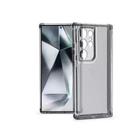  HAFFNER Matrix clear kameravédős szilikon tok S24 Ultra (füst fekete)