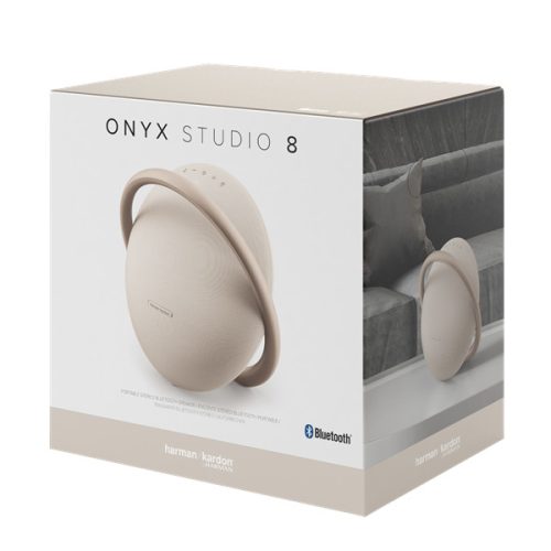 HARMAN KARDON Hordozható Bluetooth Hangszóró Onyx Studio 8, Champagne