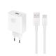 HONOR SuperCharger hálózati töltő USB aljzat 66W, gyorstöltő + Type-C kábel, FEHÉR
