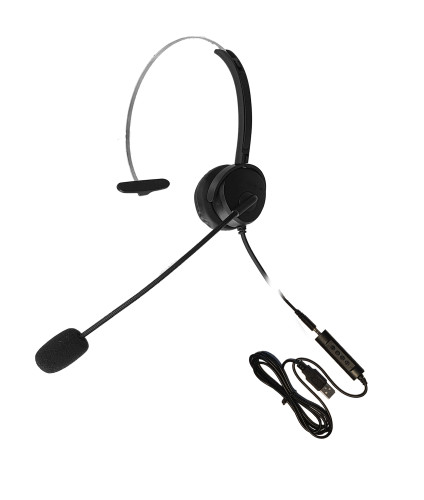 HAMECO HS-1021M-USB mono headset