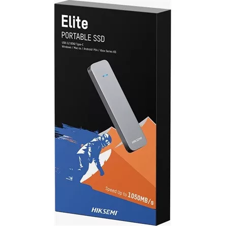 HIKSEMI Hikvision Külső SSD 2TB - ELITE (USB 3.2 Type-C) Szürke