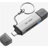 Hikvision HS-HUB-CR01 USB3.2 Gen1 A / USB-C SD, TF kártyaolvasó szürke