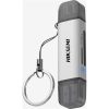 Hikvision HS-HUB-CR01 USB3.2 Gen1 A / USB-C SD, TF kártyaolvasó szürke