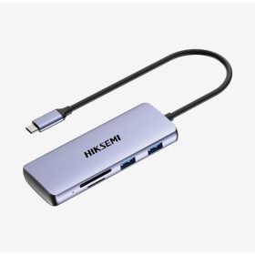   HIKVISION PCC HIKSEMI USB-C HUB  1x4K HDMI + 1xSD + 1xTF + 1xUSB 2.0 + 3xUSB 3.0 + PD charge (HIKVISION)