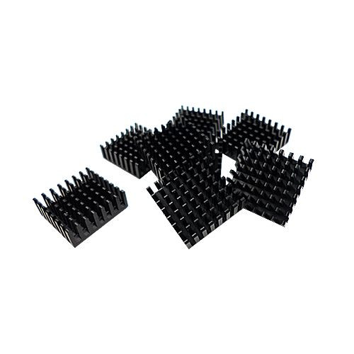 QNAP Heatsink for M.2 SSD module,14*14MM, Black, self adhesive.8 pcs