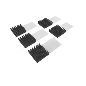   Qnap Heatsink for M.2 SSD module,15*15MM, Black, self adhesive, 5 pcs