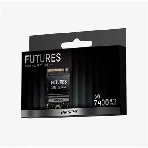 HIKSEMI Hikvision HIKSEMI SSD 1024GB - FUTURES (3D TLC, M.2 2230 PCIe Gen 4x4, NVMe, r:7400 MB/s, w:6730 MB/s)
