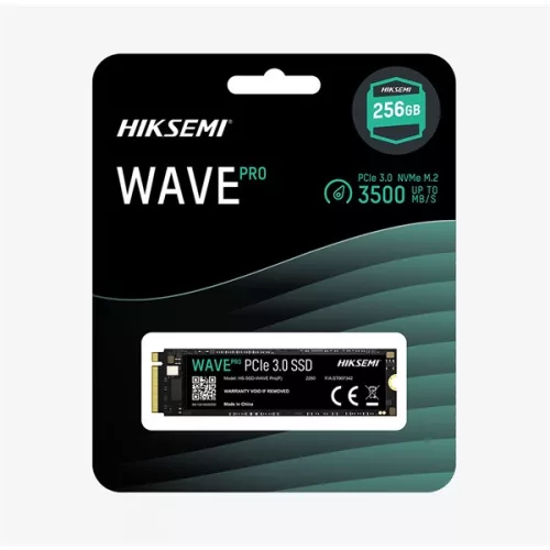 HIKSEMI Hikvision HIKSEMI SSD 512GB - WAVE PRO (3D TLC, M.2 PCIe Gen 3x4, NVMe, r:3500 MB/s, w:1800 MB/s)