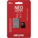 HIKVISION PCC HIKSEMI Memóriakártya MicroSDHC 8GB Neo CL10 23R/10W UHS-I + Adapter (HIKVISION)