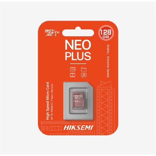 HIKSEMI Hikvision HIKSEMI MicroSD kártya - NEO PLUS 256GB microSDXC™, Class 10 and UHS-I, TLC (adapter nélkül)