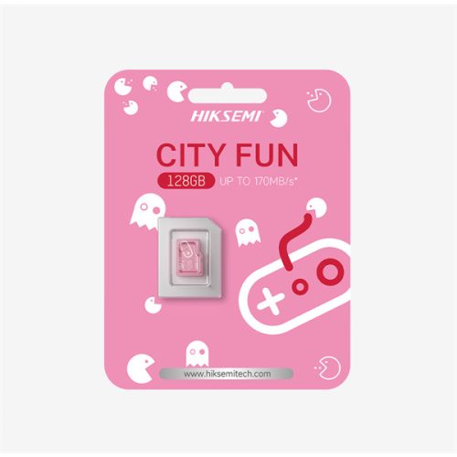 HIKSEMI Hikvision HIKSEMI MicroSD kártya - CITY FUN 128GB microSDXC™, Class 10 and UHS-I, 3D NAND