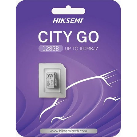 Hikvision HIKSEMI Memóriakártya MicroSDXC 128GB City Go CL10 100R/85W UHS-I V30 (HIKVISION)