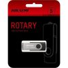 Hikvision HIKSEMI Pendrive 4GB M200S "Rotary" USB 2.0, Szürke-Fekete, (HIKVISION)