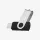HIKVISION PCC HIKSEMI Pendrive 64GB M200S "Rotary" USB 2.0, Szürke-Fekete (HIKVISION)