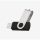 HIKSEMI Hikvision HIKSEMI Pendrive - 32GB USB2.0, ROTARY M200S, Ezüst-Fekete