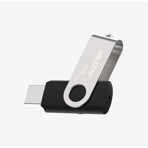 HIKSEMI Hikvision HIKSEMI Pendrive - 32GB USB2.0, ROTARY M200S, Ezüst-Fekete