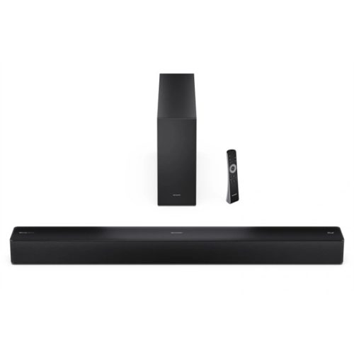 SHARP HT-SBW310 2.1 Dolby Atmos® / DTS Virtual:X® Vezeték nélküli hangprojektor mélynyomóval, Fekete