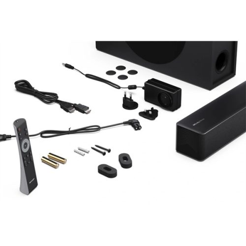 SHARP HT-SBW310 2.1 Dolby Atmos® / DTS Virtual:X® Vezeték nélküli hangprojektor mélynyomóval, Fekete