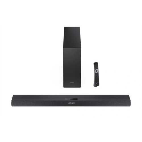 SHARP HT-SBW320 2.1 Dolby Atmos / DTS:X Vezeték nélküli hangprojektor mélynyomóval, Fekete