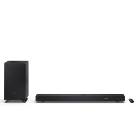   SHARP Q HT-SBW53121(BK) 3.1.2 Dolby Atmos / DTS:X Vezeték nélküli hangprojektor mélynyomóval, Fekete