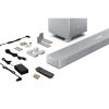 SHARP Q HT-SBW53121(SL) 3.1.2 Dolby Atmos / DTS:X Vezeték nélküli hangprojektor mélynyomóval, Ezüst