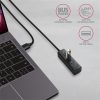 Axagon HUE-M1AL 4-portos USB3.0 hub fekete