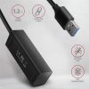 Axagon HUE-M1AL 4-portos USB3.0 hub fekete