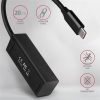 Axagon HUE-M1C 4-portos USB-C USB3.0 hub fekete