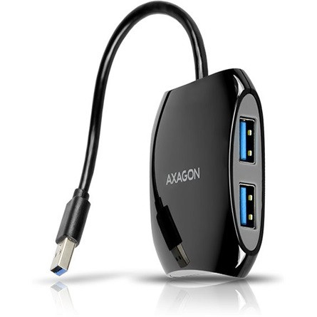 Axagon HUE-S1B 4-portos USB3.0 hub fekete