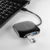 Axagon HUE-S1B 4-portos USB3.0 hub fekete