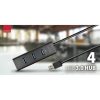 Axagon HUE-S2BL 4-portos USB3.0 hub fekete