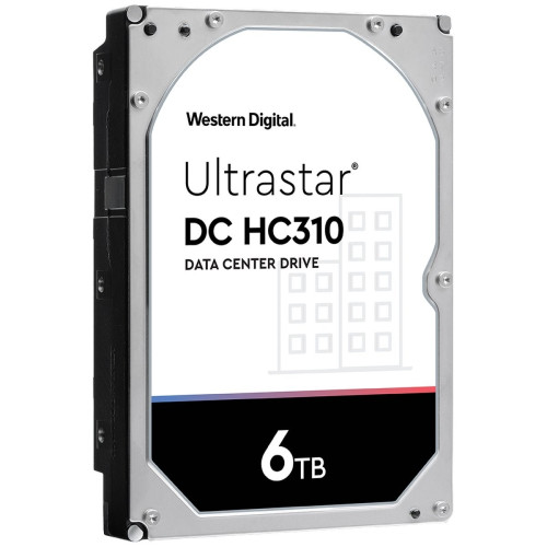 WD Western Digital Ultrastar DC HC310 HDD Server 6TB 3.5" 256MB 7200 RPM SAS 12Gb/s