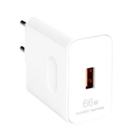   HUAWEI SuperCharger hálózati töltő USB aljzat 66W, PD gyorstöltő, FEHÉR