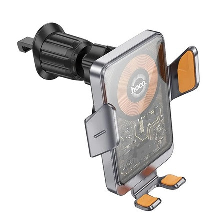 HOCO HW7 autós tartó szellőzőre, 4.5-7" méret, VILÁGOSSZÜRKE