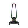 MARVO HDP MARVO Kobe 30 RGB világítású fejhallgató tartó - fekete