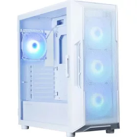   Zalman I3 NEO ARGB V2 táp nélküli ablakos Mid Tower számítógépház fehér