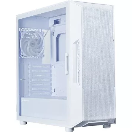 Zalman I3 NEO ARGB V2 táp nélküli ablakos Mid Tower számítógépház fehér
