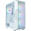 Zalman i3 NEO ARGB White táp nélküli ablakos Mid Tower számítógépház fehér